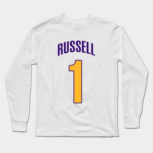 DeAngelo Russell Jersey Poster Long Sleeve T-Shirt